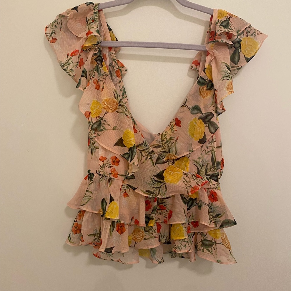 Rare Marissa Webb Viola Top in Peach